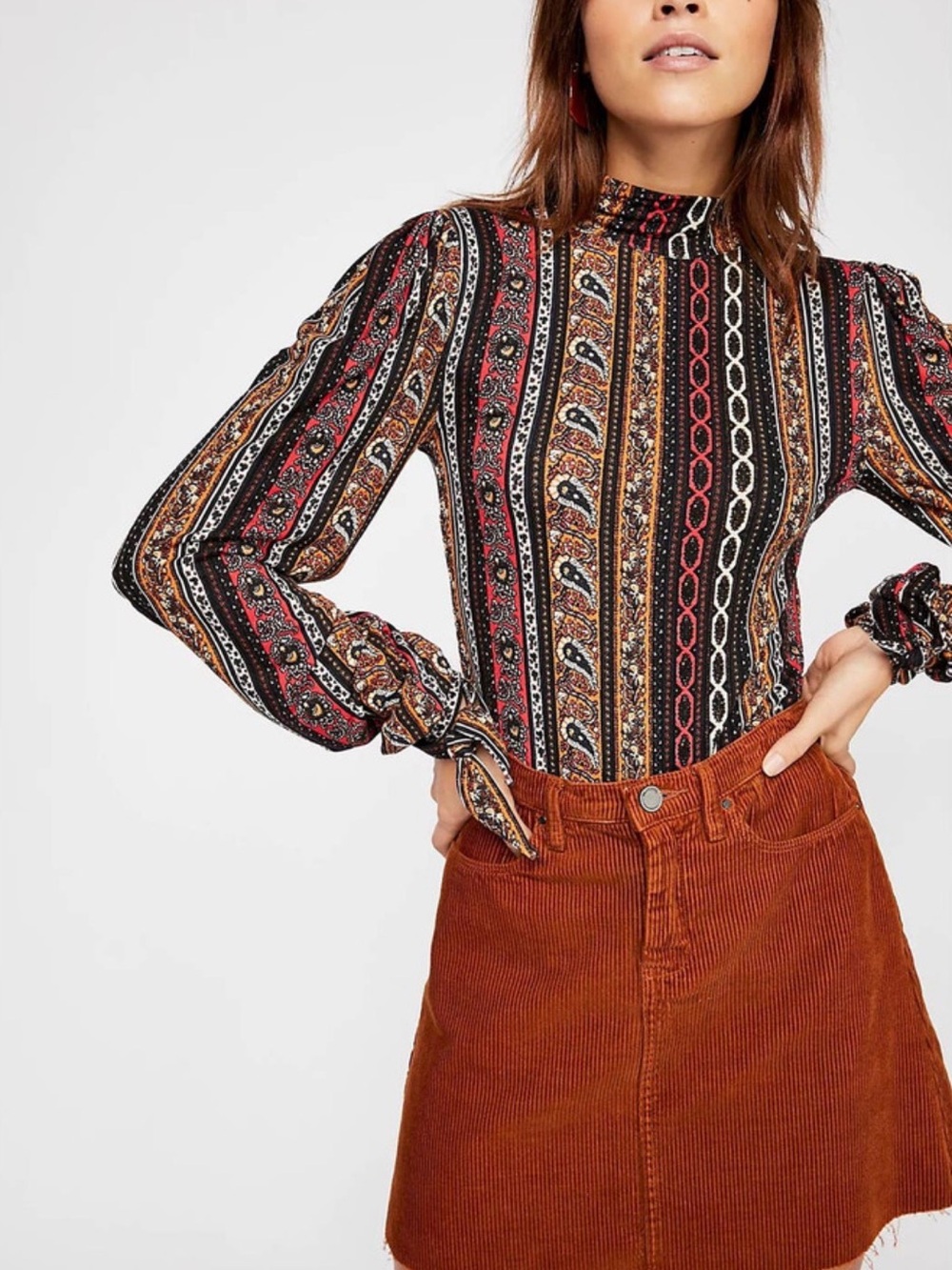 Free People Donatella Turtleneck Top
